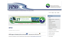 Desktop Screenshot of iapso.iugg.org