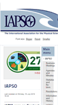 Mobile Screenshot of iapso.iugg.org